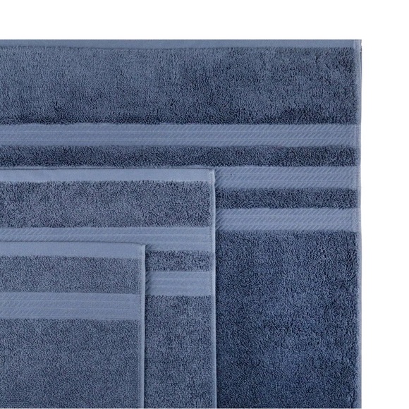 NEW Member's Mark Hotel Premier Towel Set- Indigo (Partial Set) - Picture 2 of 12
